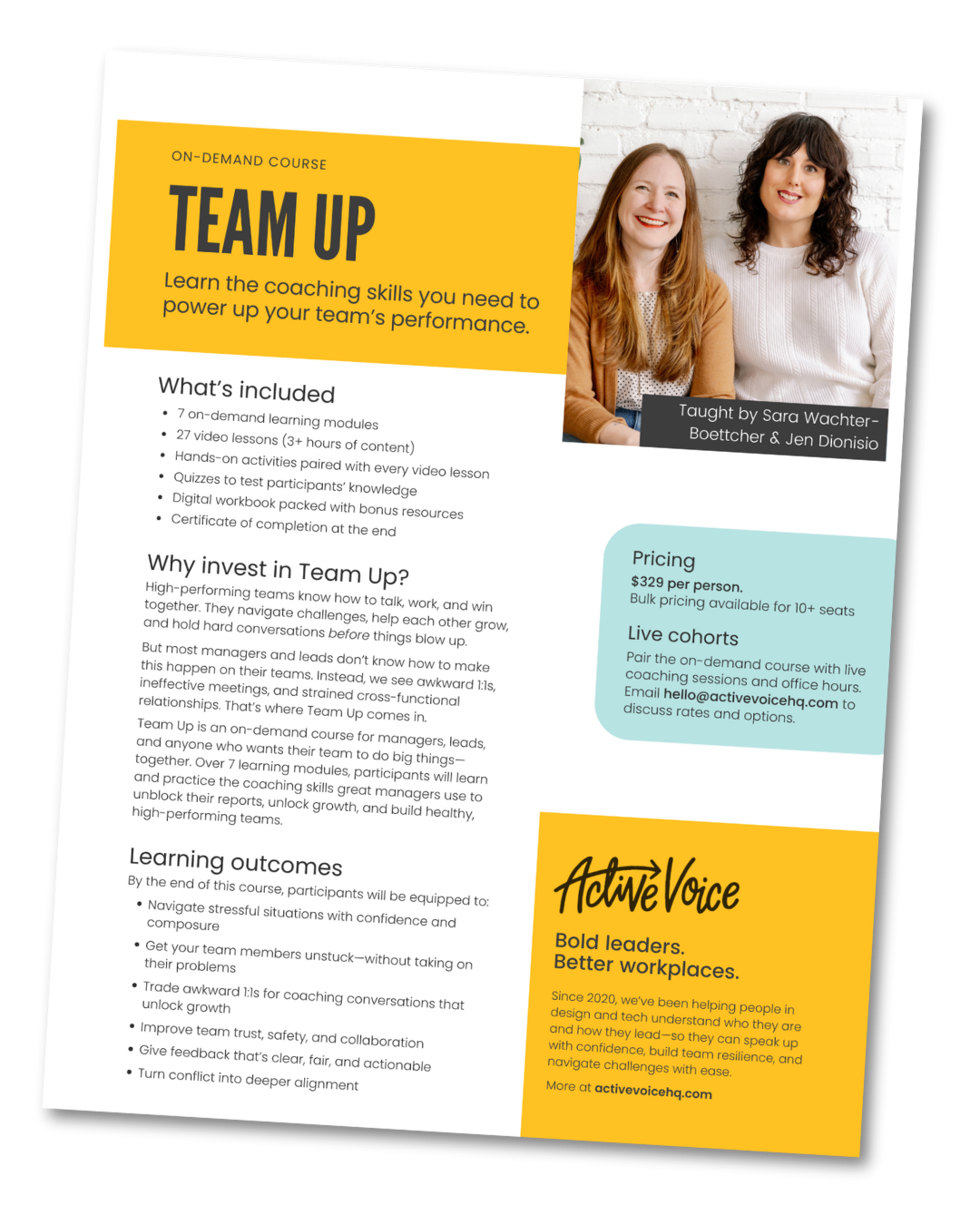 Team Up flyer thumbnail